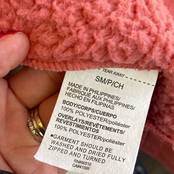 NWT Women's Under Armour Legacy Sherpa Full-Zip Jacket Deco Rose Size Small - Picture 6 of 10